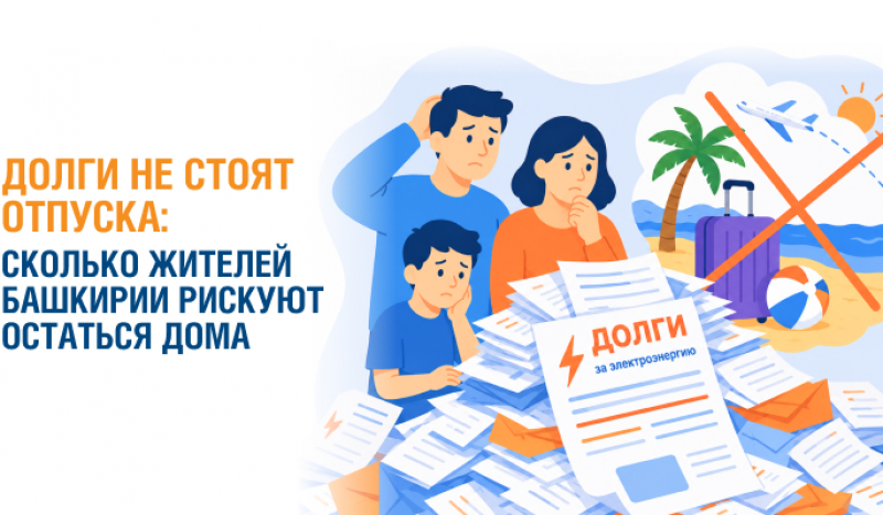  Долги не стоят отпуска: сколько жителей Башкирии рискуют остаться дома