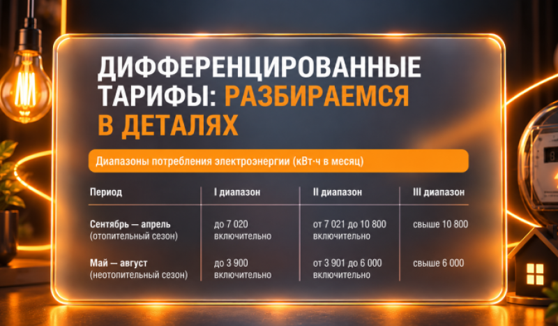 Дифференцированные тарифы: разбираемся в деталях