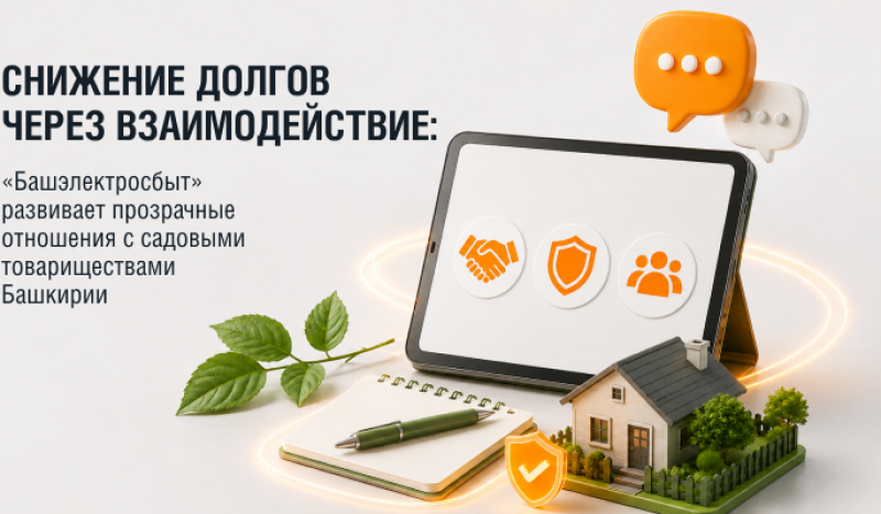 Снижение долгов через взаимодействие: «Башэлектросбыт» развивает прозрачные отношения с садовыми товариществами Башкирии