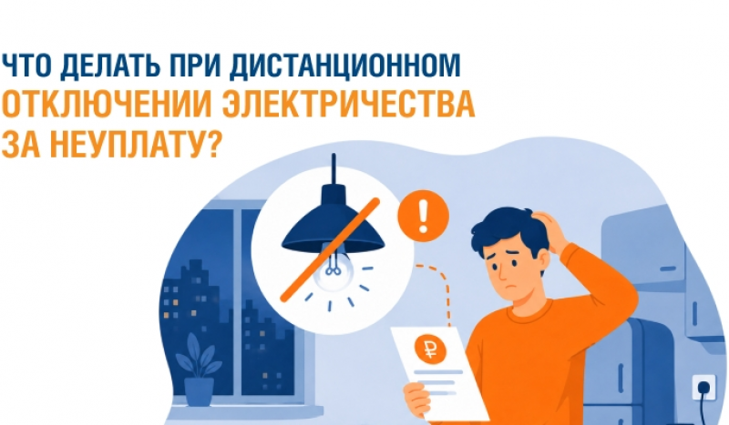 Что делать при дистанционном отключении электричества за неуплату?