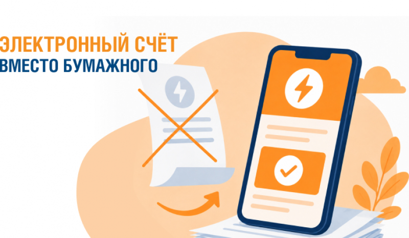 Электронный счет вместо бумажного